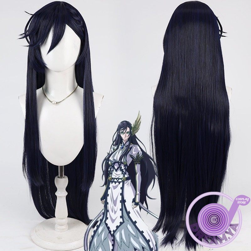 Anime Cosplay Blue Hair - Parrucca Cosplay di Brunnhilde da Record