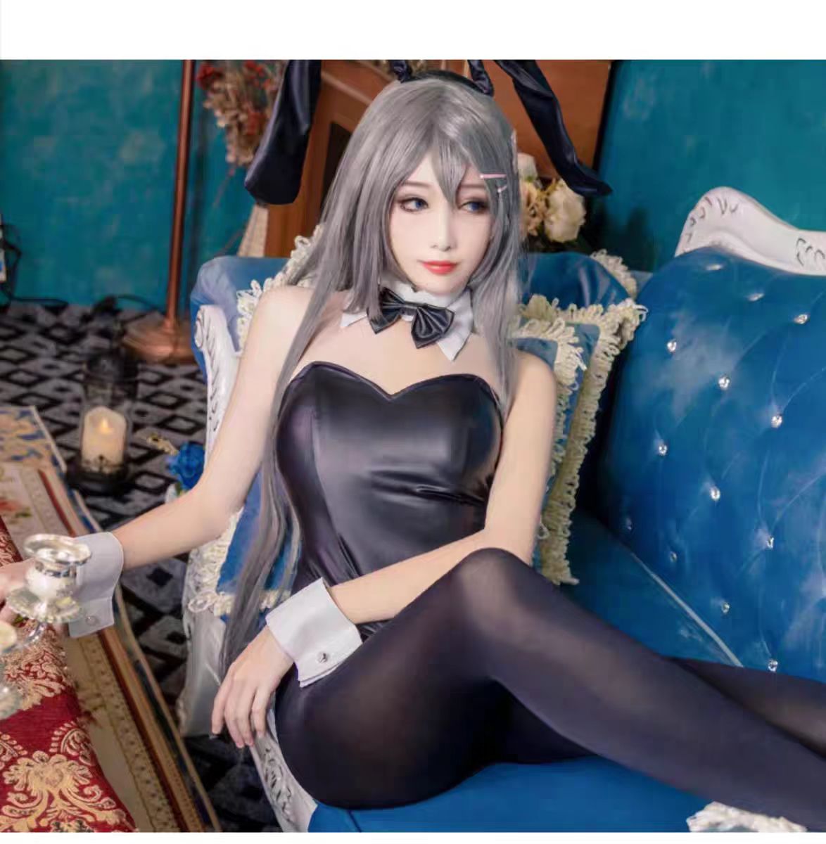 Anime Cosplay Jumpsuit - Sexy Bunny Girl Sakurajima Mai Costume