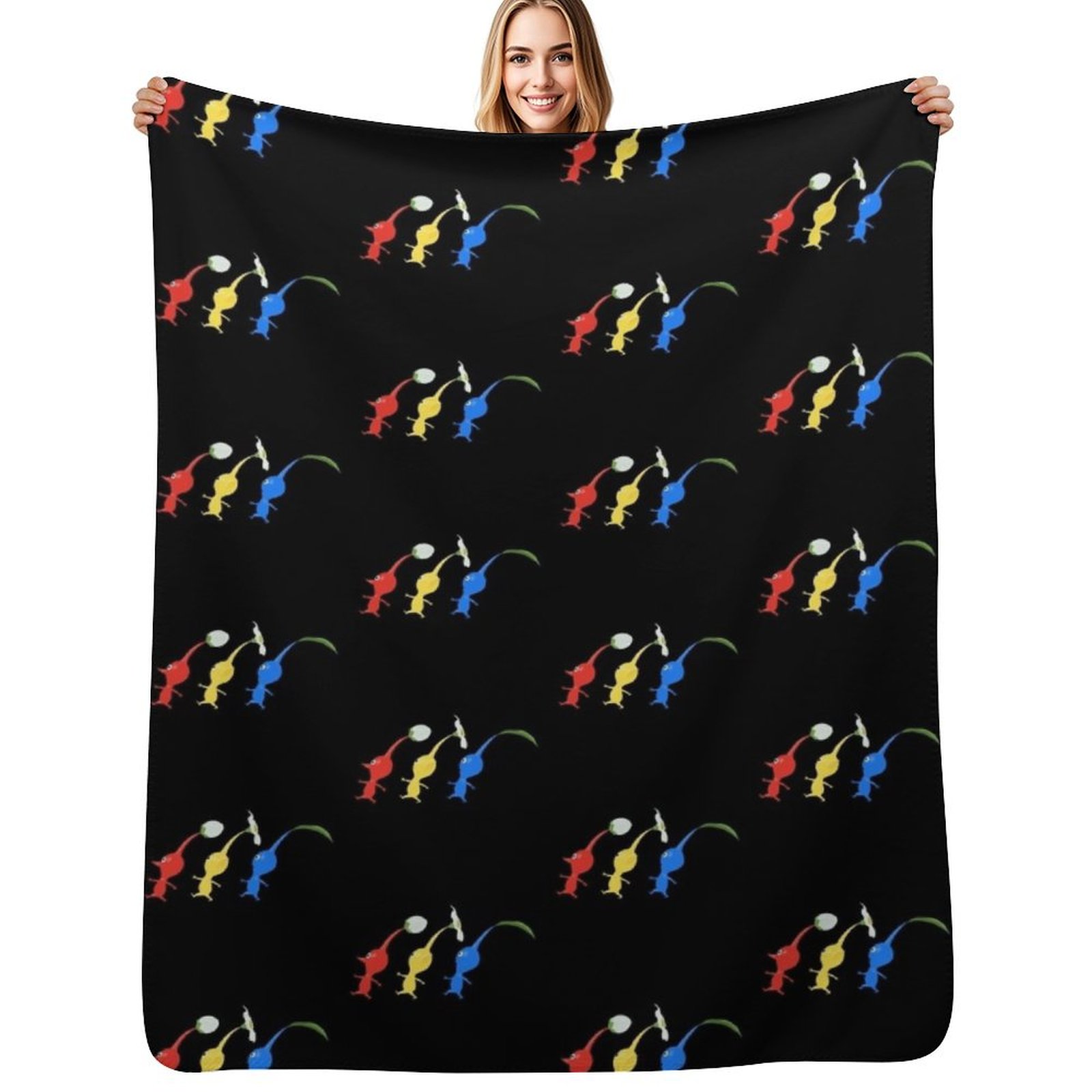 Anime Cosplay Idea - Coperta da letto con 3 Pikmin