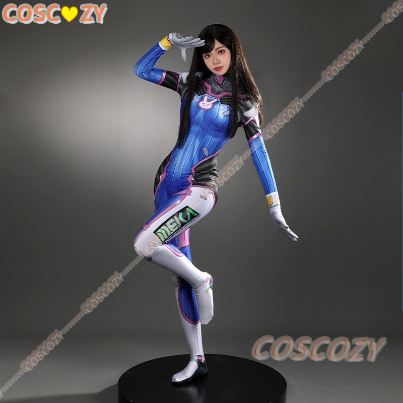Anime Cosplay Ladies - Costume Completo da Cosplay D.Va per