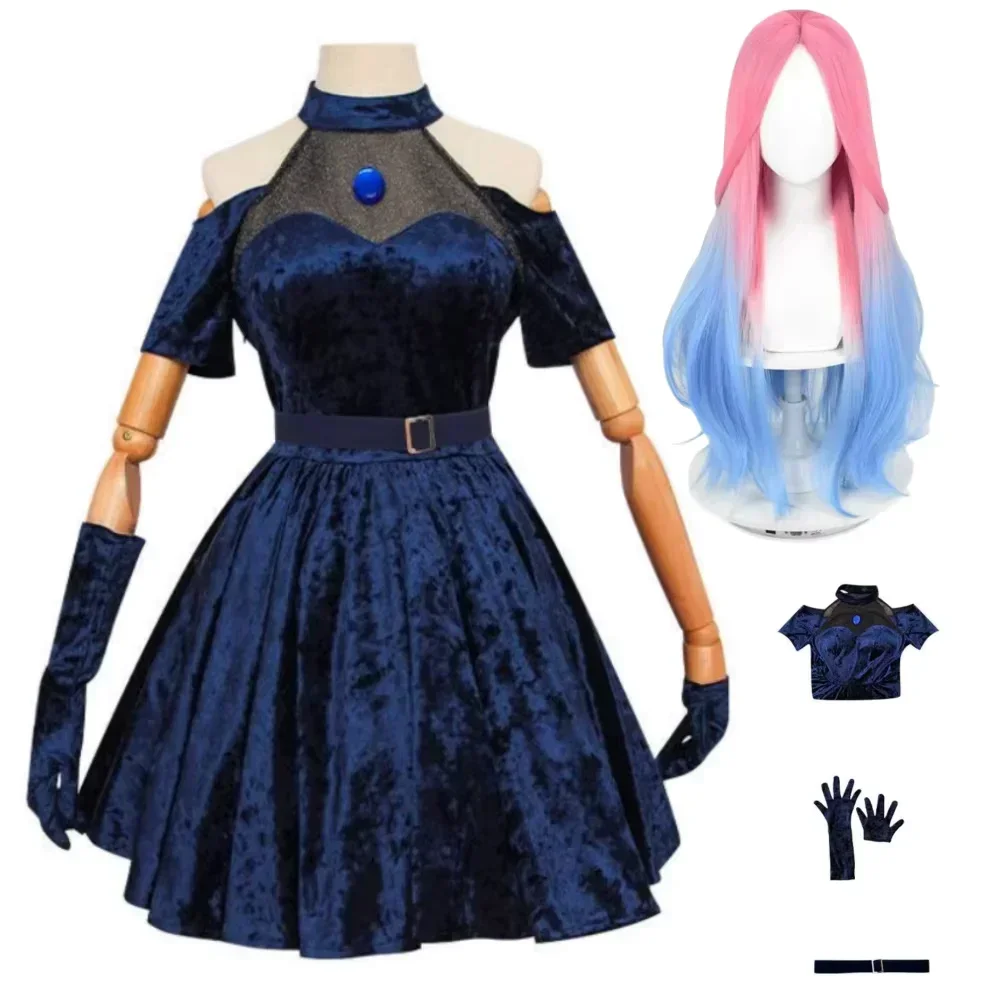 Costume Cosplay Mizi, Costume  - Anime Cosplay Blue Hair recensione e prezzo