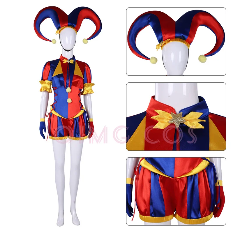 Costume Cosplay Pomni del Digi - Anime Cosplay Ladies recensione e prezzo